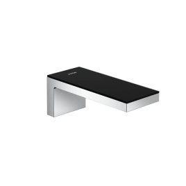 AX MyEdition Излив для ванны, настенный 200мм, цвет: хром/черное стекло (47410600)