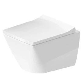 Duravit Viu Унитаз подвесной безободковый 370х480мм цвет белый Антибактериальное покр. (2573092000)