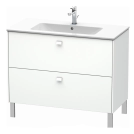Duravit Brioso Тумба напольная под раковину 1020х479х683 мм, с 2 выдвижными ящиками, цвет белый матовый 18 (для 233610) (BR440301018)