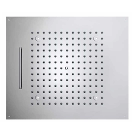 BOSSINI DREAM/2 Верхний душ 570 x 470 mm, 2 режима (дождь, каскад), с 4 LED (белый), блок питания/управления, цвет: хром (H38915.030)