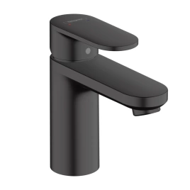 Hansgrohe Vernis Blend Смеситель для раковины 100, без донного клапана, излив 110мм, h95мм, цвет: матовый черный (71580670)