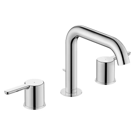 Duravit C.1 Смеситель для раковины на 3 отв. излив 160мм с донным клапаном, цвет: хром (C11060006010)