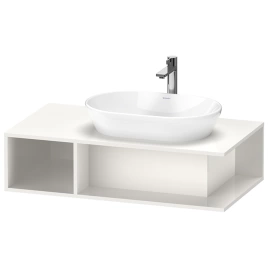 Duravit D-Neo Тумбочка подвесная компакт, 260x1000x550 мм, 1 открытое отделение на левой стороне, цвет: белый высокоглянцевый (DE495902222)