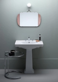 Раковина GSI Classic с переливом 75x50cм с 3 отв под смесительитель цвет белый