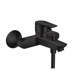 Hansgrohe Talis E Смеситель для ванны настенный, излив 194мм, цвет: черный матовый (71740670)