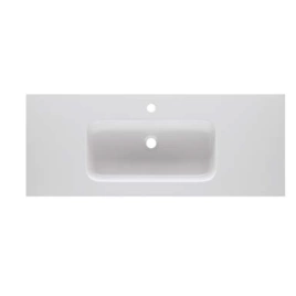 Eban Ebantech Раковина литьевая для мебели Paola/Chiara/Pamela 82х45,5х14,5 см, с 1 отв под смеситель, цвет белый (FTTPCV080-LCx1)