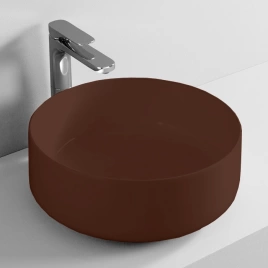 Artceram Cognac Раковина 42см., накладная, без отв., без перелива, цвет: marrone cocoa (COL001 39 00)