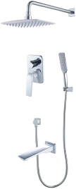 Душевой комплект Lemark Allegro LM5922CW встраиваемый