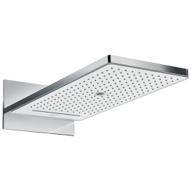 HG Rainmaker Select 580 EcoSmart Верхний душ 586x258мм, настенный, 3jet (Rain, Rainflow Waterfall, MonoRain), цвет: белый/хром (24011400)