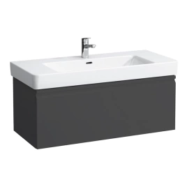 LAUFEN PRO S Тумба под раковину, 1010x450x390 мм, 1 внутренний ящик, подходит для раковины 813966, графит (4.8355.2.096.480.1)