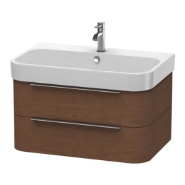 DURAVIT Happy D.2 Тумба под раковину 80 см цвет 13 Американский орех (H2636501313)