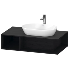 Duravit D-Neo Тумбочка подвесная компакт, 260x1000x550 мм, 1 открытое отделение на левой стороне, цвет: Black Oak (DE495901616)