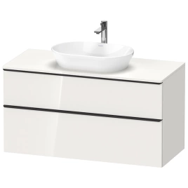 Duravit D-Neo Тумбочка подвесная, 644x1200x550 мм, 2 ящика, цвет: белый высокоглянцевый (DE496902222)
