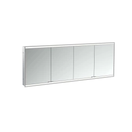 Emco Prime Зеркальный шкаф с подсветкой LED 2 Facelift встраив. модель, 1800 mm, 4-дверки, IP 20 задняя панель цвет белый (9497 063 65)