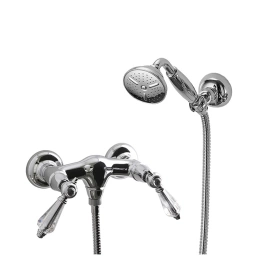 FIMA|Carlo Frattini Herend Chic Смеситель для душа внешнего монтажа, ручки SWAROVSKI, с душевым комплектом, цвет хром (F5405CCR)