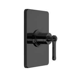 GESSI VENTI20 Смеситель встраиваемый, однорычажный, внешняя часть, цвет черный матовый (65061#299)