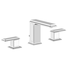 Gessi Eleganza Смеситель для раковины на 3 отверстия с донным клапаном, цвет: хром (46012#031)