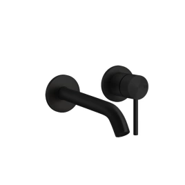 GESSI 316 Встраиваемый смеситель с изливом 200-170мм (внешние части), цвет: Black XL (54086#299)