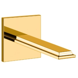 Gessi Eleganza Настенный излив на 1/2 для монтажа с удаленным управлением 46112+46106 (не входит в комплект), цвет: золото (46100#080)