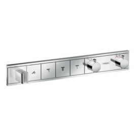 Hansgrohe RainSelect Встраиваемый термостат для душа на 4 источника, с держ. душа (внешняя часть), цвет: хром (15357000)