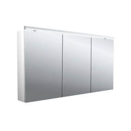 Emco Pure II Зеркальный шкаф с подсветкой Classicleuchte, навесная модель, с подсв. для раковины, 3 дверки, 1400mm (9797 055 06)