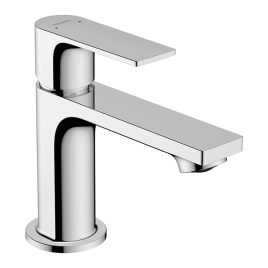 Hansgrohe Rebris E Смеситель для раковины 80, с д/клапаном, цвет хром (72550000)