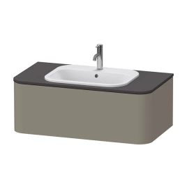 Duravit Happy D.2 Plus Тумба подвесная 354x1000x550мм 1 ящик, цвет: stone grey satin matt (HP495109292)