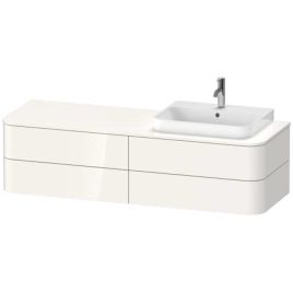 Duravit Happy D.2 Plus Тумба подвесная 408x1600x550мм 4 ящика, цвет: белый глянцевый (HP4963R2222)