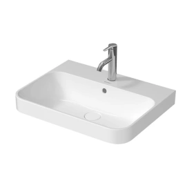 Раковина Duravit Happy D2 Plus накладная 60х46см без отв с креплением цвет белый (2360600060)