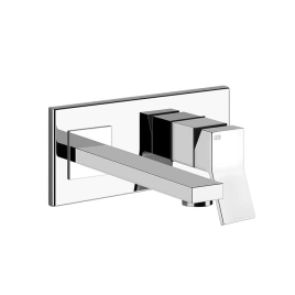Gessi Rettangolo K Встраиваемый однорычажный смеситель для раковины, излив 201мм(внешние части), цвет: хром (53088#031)