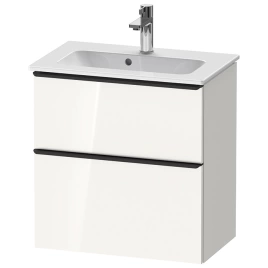 Duravit D-Neo Тумбочка подвесная, Compact 610x372хh625 мм, 1 ящик, цвет: белый высокоглянцевый (DE436802222)