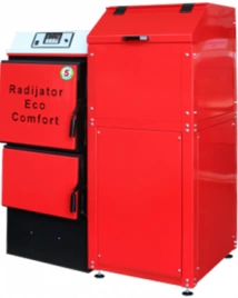 Пеллетный твердотопливный одноконтурный напольный котел ACV Radijator Eco Comfort 45