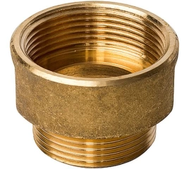 Переходник STOUT ВН 1 1/2 x 1 1/4 внутренняя/наружная резьба латунный