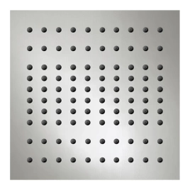 GESSI BINARIO Модуль 200х200 мм, тропический ливень, установка Shift-Fix, цвет Mirror Steel (61102#238)
