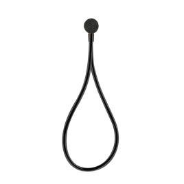 Gessi Hi-Fi Душевой магнитные комплект, состоящий из вывода воды, держателя, Darkflex шланга 1,50 м и лейки, цвет: Black XL (63199#299)