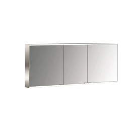 Emco Prime Зеркальный шкаф с подсветкой LED 2 Facelift навесная модель, 1600 mm, 3-дверки, IP 20 зеркальная задняя стенка (9497 062 48)