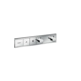 Hansgrohe RainSelect Встраиваемый термостат для душа, 2 источника (внешняя часть), цвет: хром (15380000)