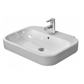 Раковина DURAVIT Happy D2 60х47 5 см с 1 отв под смесительитель со слив переливом цвет белый (2316600000)