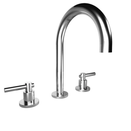 Bongio T Lever Смеситель для раковины на 3 отв, цвет хром (31401CR00)