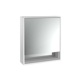 Emco Loft Зеркальный шкаф с подсветкой LED с с ниж.отделением навесная модель, 600 mm, 1-дверка, петли слева зеркальная задняя стенка (9798 052 00)
