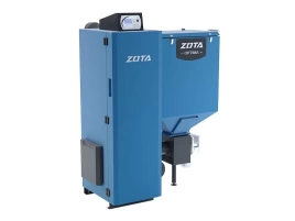 Напольный твердотопливный котел с автоматикой Zota Optima 25 (25кВт)