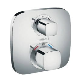 Hansgrohe Ecostat E Встраиваемый термостат для душа, 2 источника, с запорно-перекл.вент, (внешняя часть) цвет: хром (15708000)