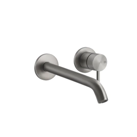 GESSI 316 Встраиваемый смеситель с изливом 200-170мм (внешние части), цвет: steel brushed (54086#239)