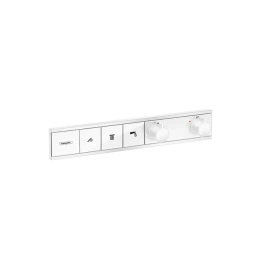 Hansgrohe RainSelect Встраиваемый термостат для душа, 3 источника (внешняя часть), цвет: белый матовый (15381700)