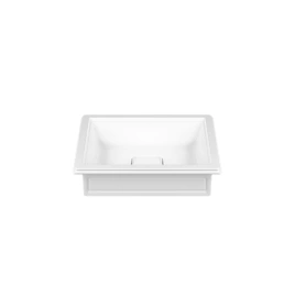 Раковина Gessi Eleganza накладная-встраиваемая 56х42 см без перелива цвет белый