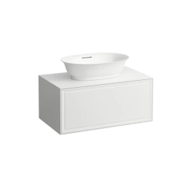 Laufen New Classic База под раковину подвесная, 780х450х350 мм, 1 ящик, цвет белый глянцевый (для раковины 812852, 812853) (4.0601.1.085.631.1)