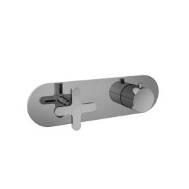 Fantini ICONA CLASSIC Термостатический встраиваемый смеситель для душа, 3/4 (наружная часть), цвет: хром (5302R772B)
