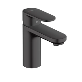 Hansgrohe Vernis Blend Смеситель для раковины 100, на 1 отв, с донным клапаном, излив 108мм, h88мм, цвет: матовый черный (71551670)