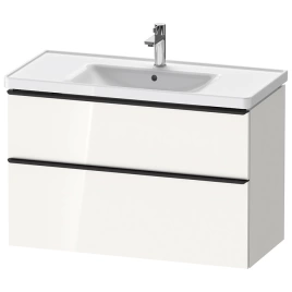 Duravit D-Neo Тумбочка подвесная, 984x452хh625 мм, 2 ящика, цвет: белый высокоглянцевый (для раковины 236710) (DE435602222)