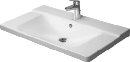 Раковина Duravit P3 Comforts для мебели с перел с 1 отв под смеситель вкл заглушку для перелива хром 850x500мм Цвет Белый (2332850000)